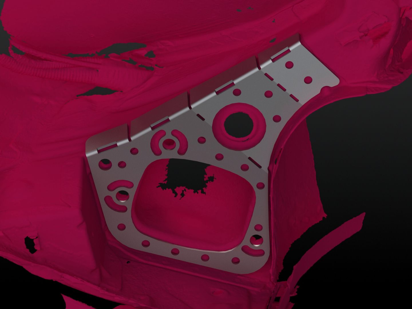 Wzmocnienia mocowań wahaczy wleczonych/wzdłużnych BMW E46