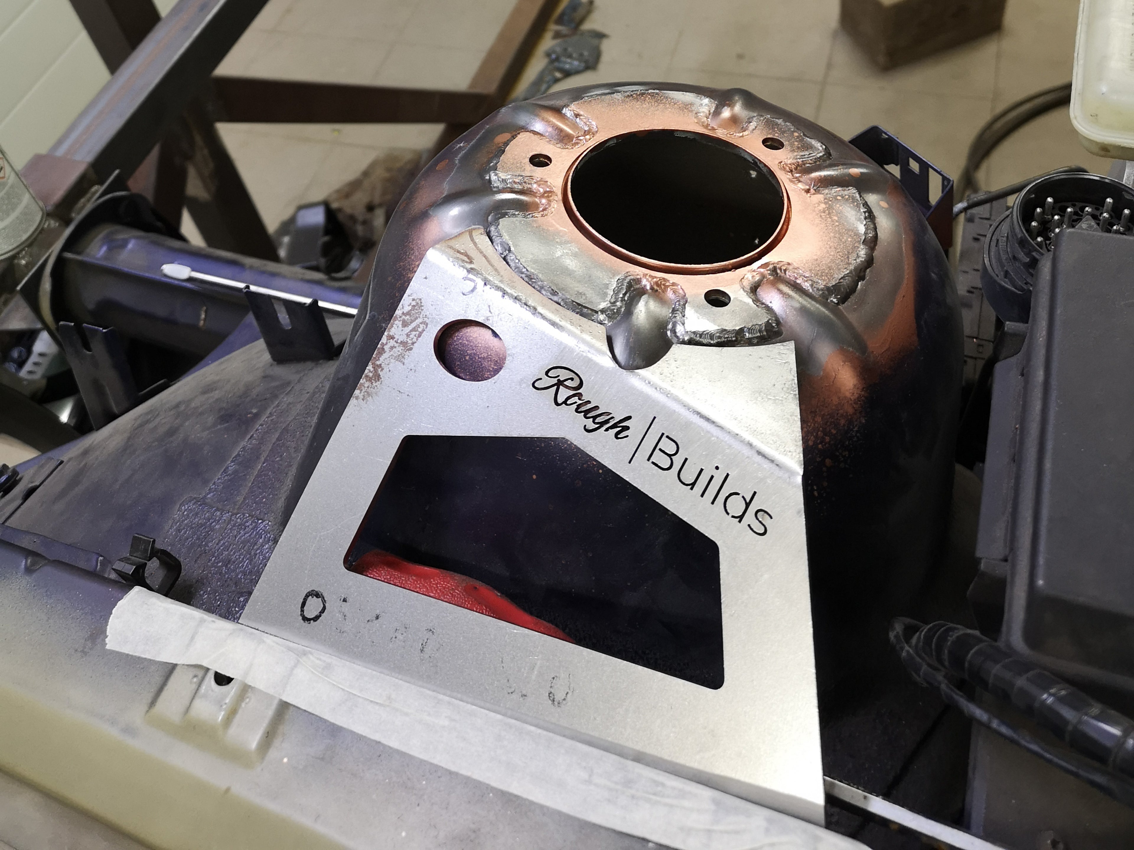 Wzmocnienie kielichów przednich + zastrzały do fartuchów BMW E36