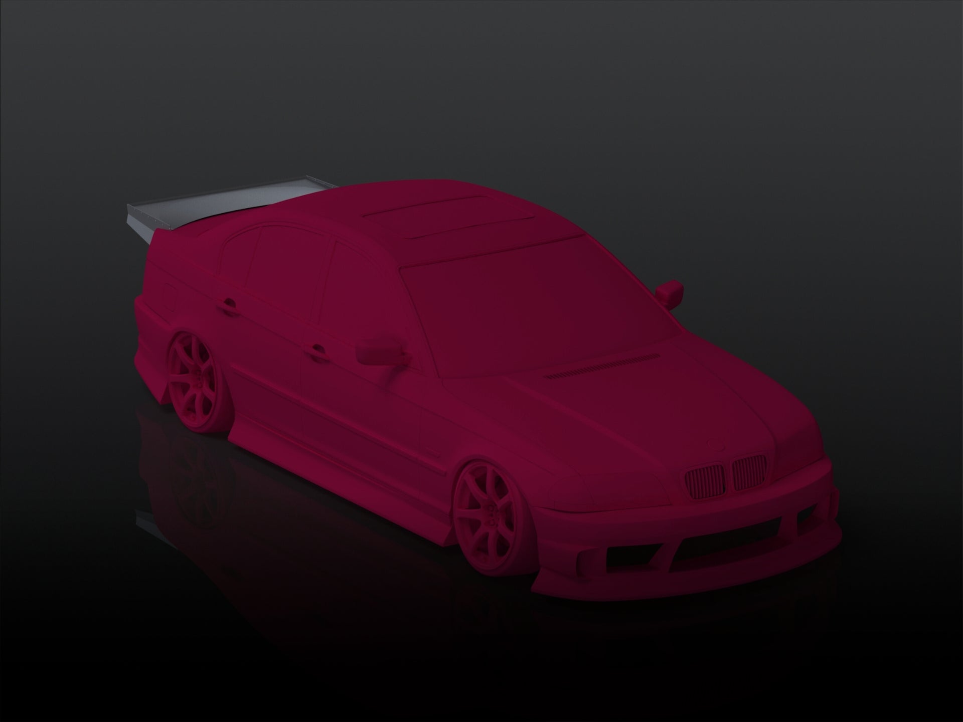 Drag Wing BMW E46 Sedan