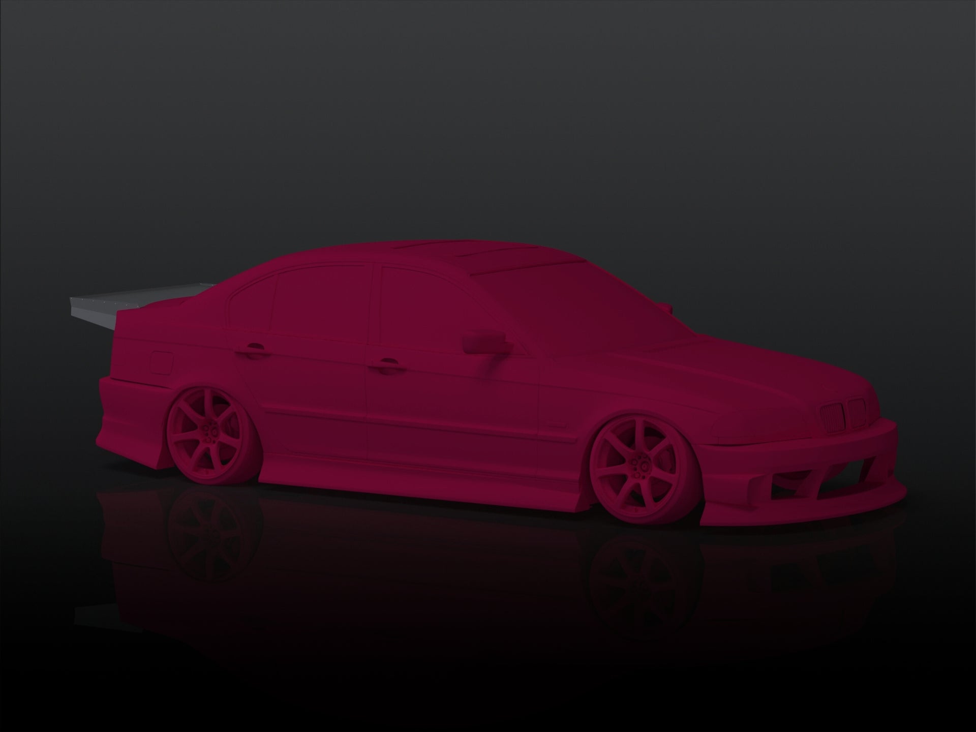 Drag Wing BMW E46 Sedan